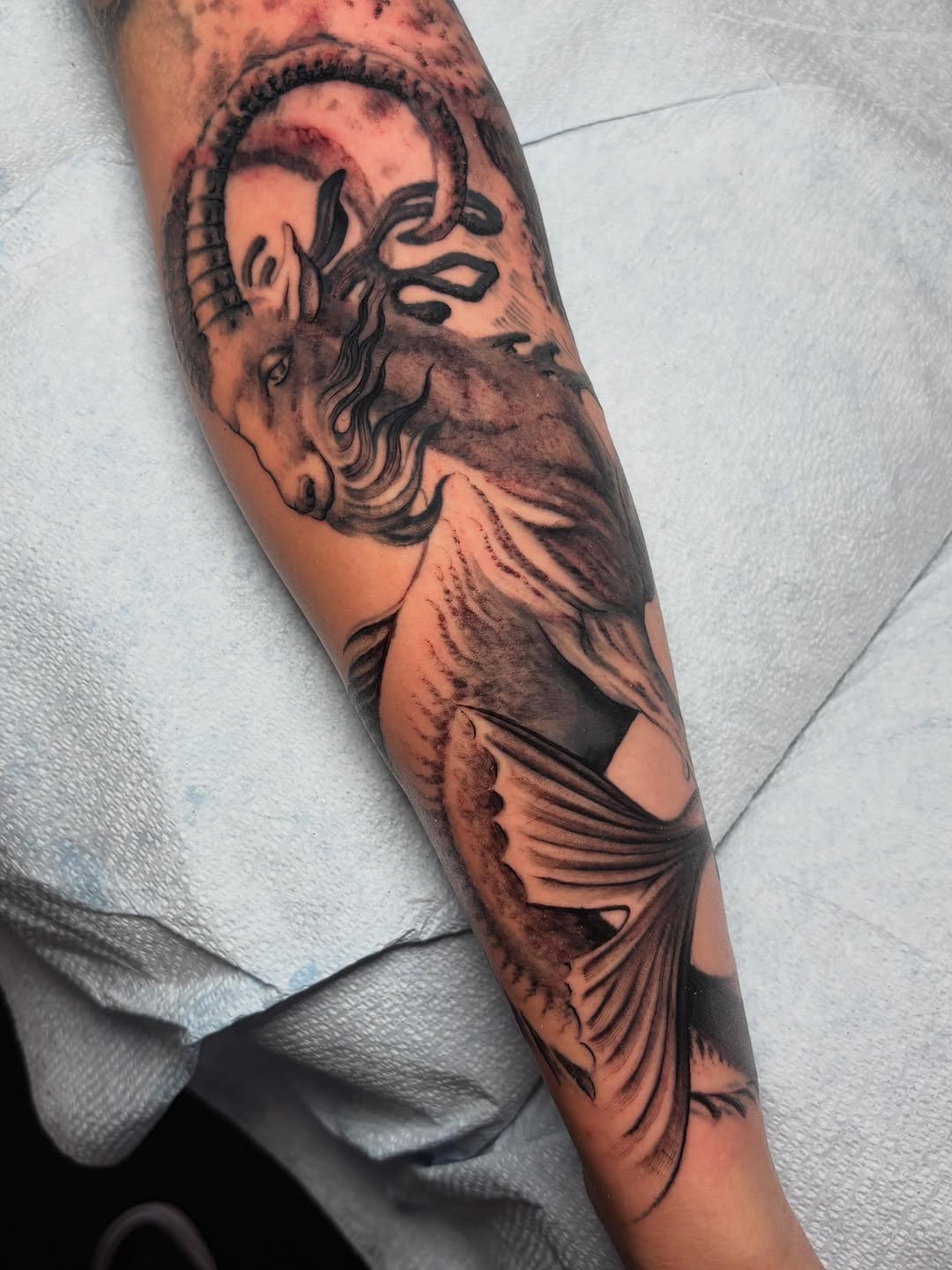 Tattoo by @elmertattoos — black_and_grey, realism