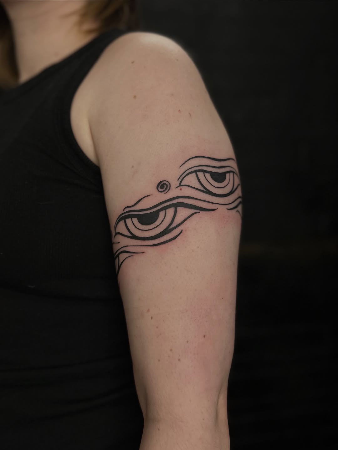 Tattoo by @amamor.art — blackwork, ornamental