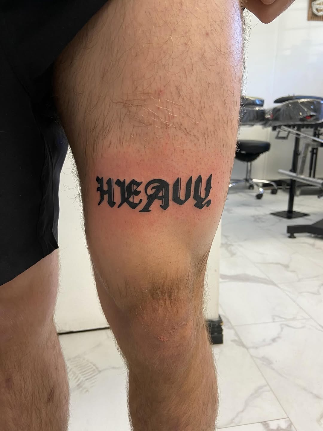 Tattoo by @1luv_tattoo — lettering_script