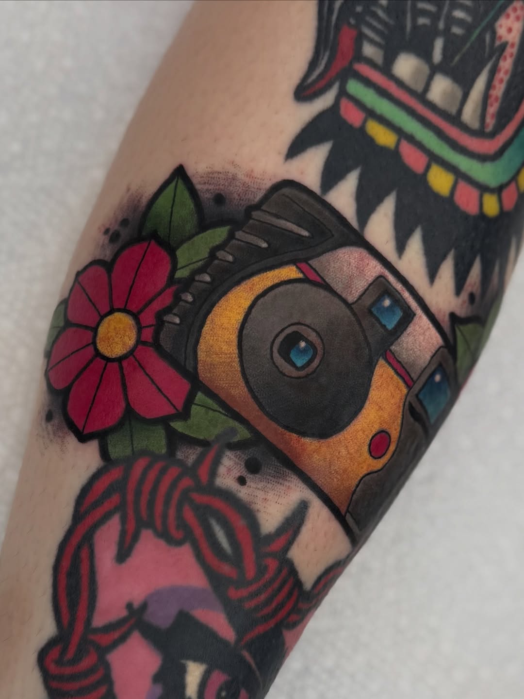 Tattoo by @tony_wayne — american_traditional, new_school