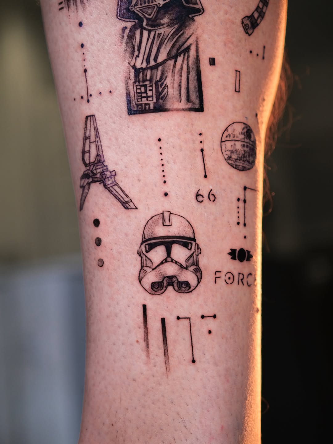 Tattoo by @aleki_blue — illustrative, black_and_grey