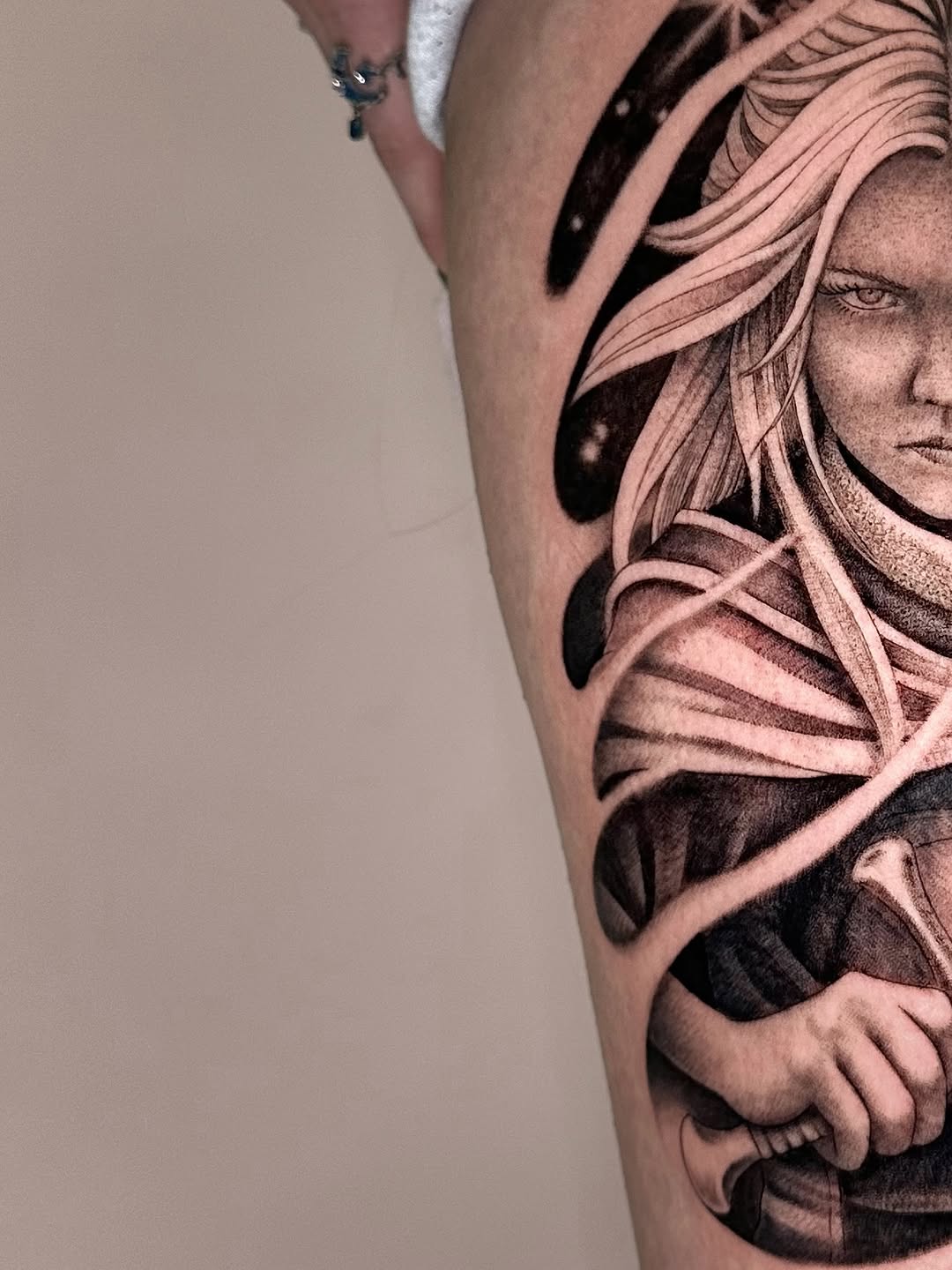 Tattoo by @tatsbyjameshix — realism, black_and_grey