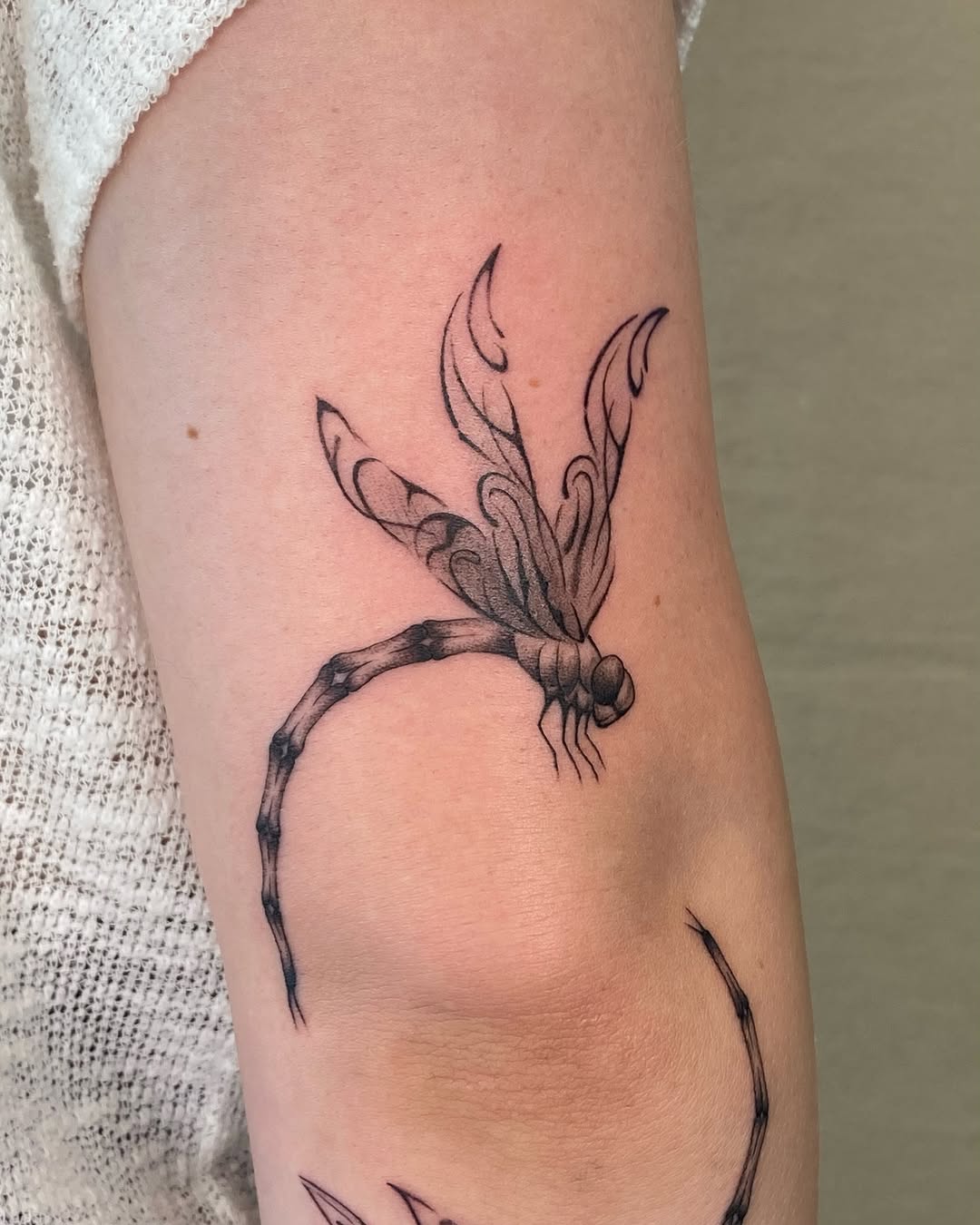 Tattoo by @sashinkatattoo — fine_line, black_and_grey