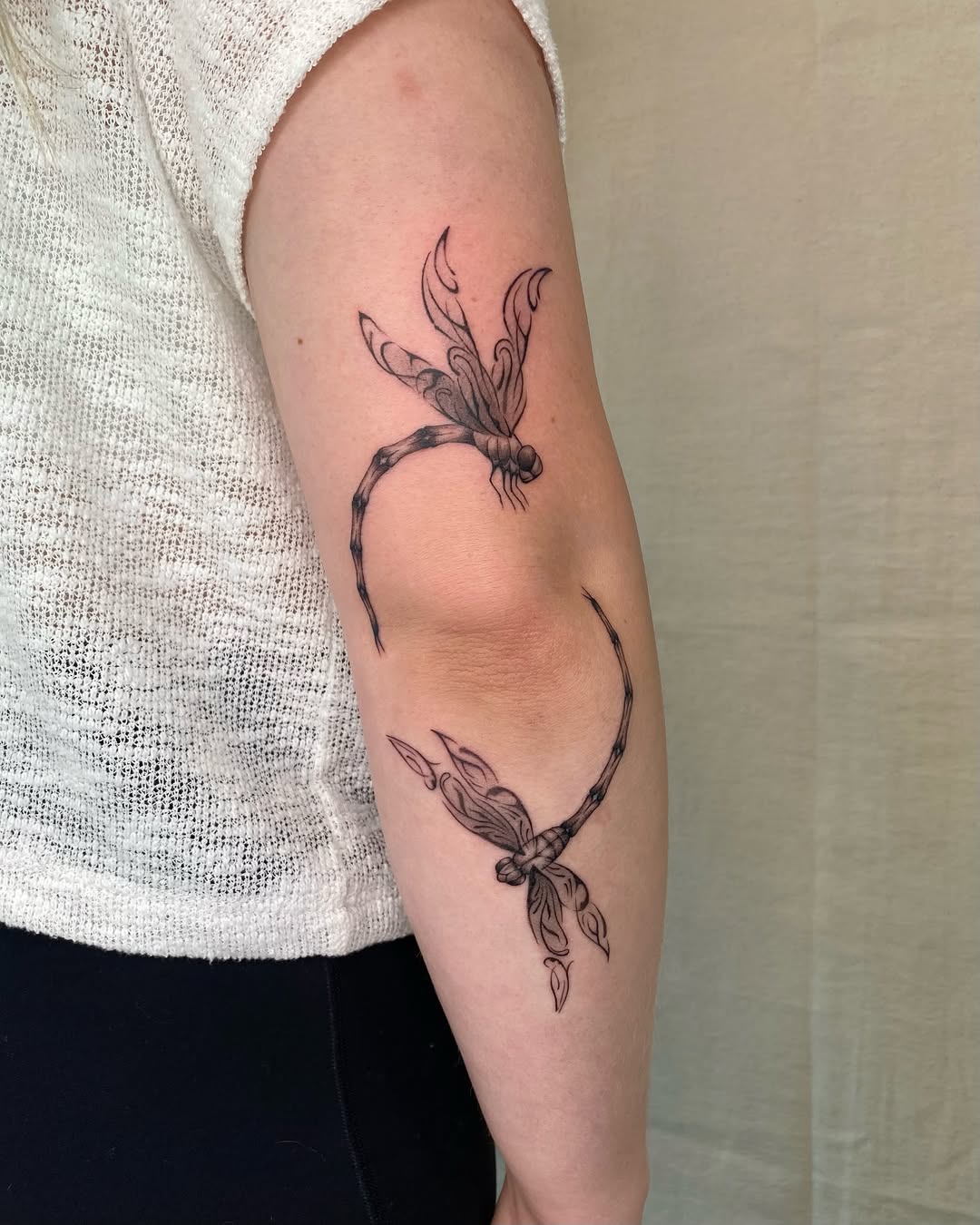 Tattoo by @sashinkatattoo — fine_line, black_and_grey