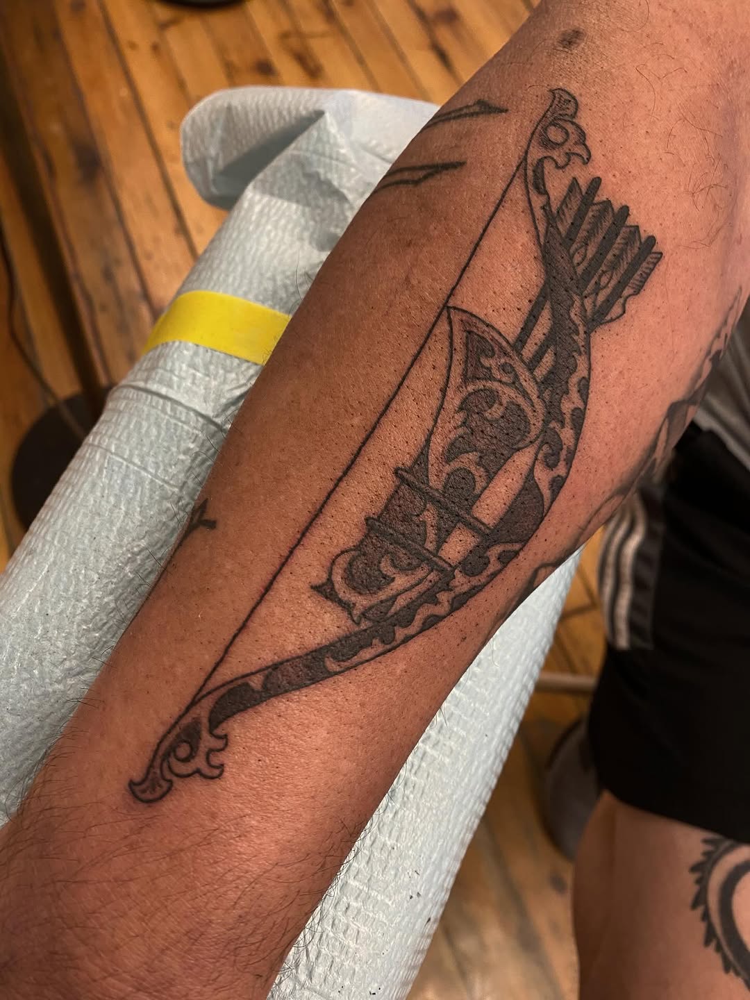 Tattoo by @abbyroseestes — blackwork, ornamental
