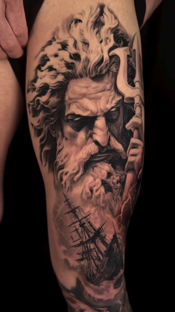 Tattoo by @tattoosbylynn_sdt — realism, black_and_grey
