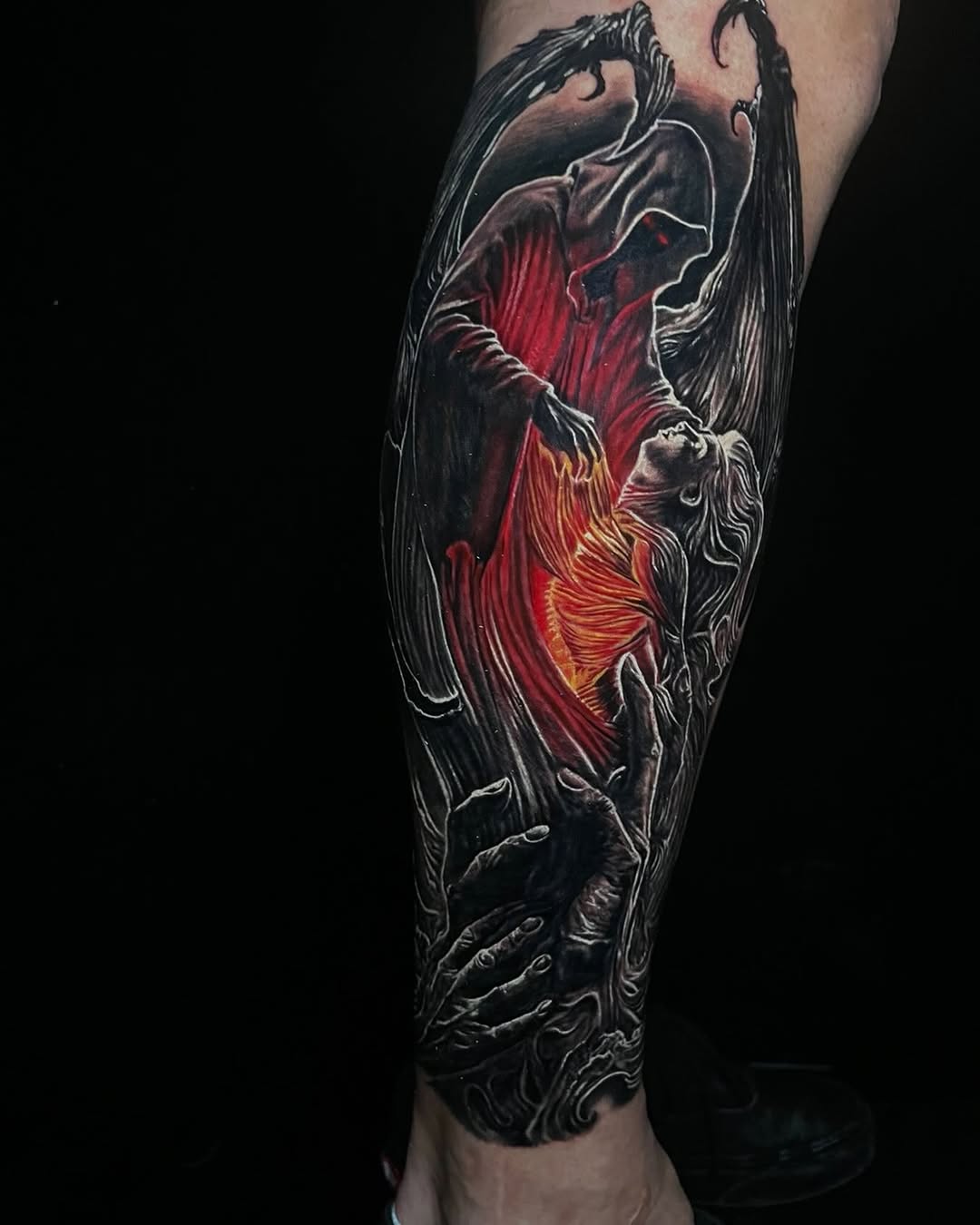 Tattoo by @stacytattooer — realism, dark_realism