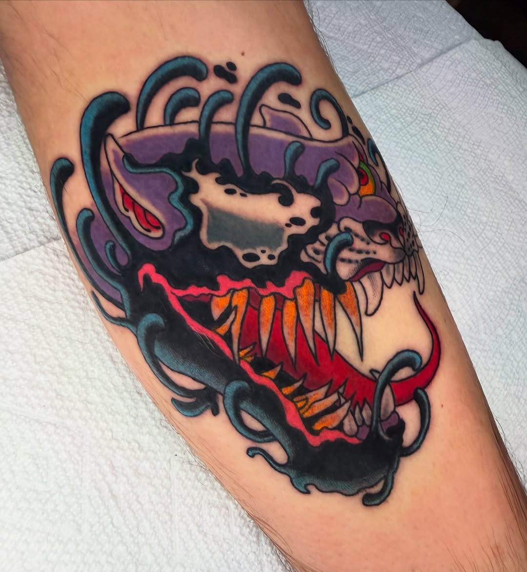 Tattoo by @afaulknertattoos — new_school
