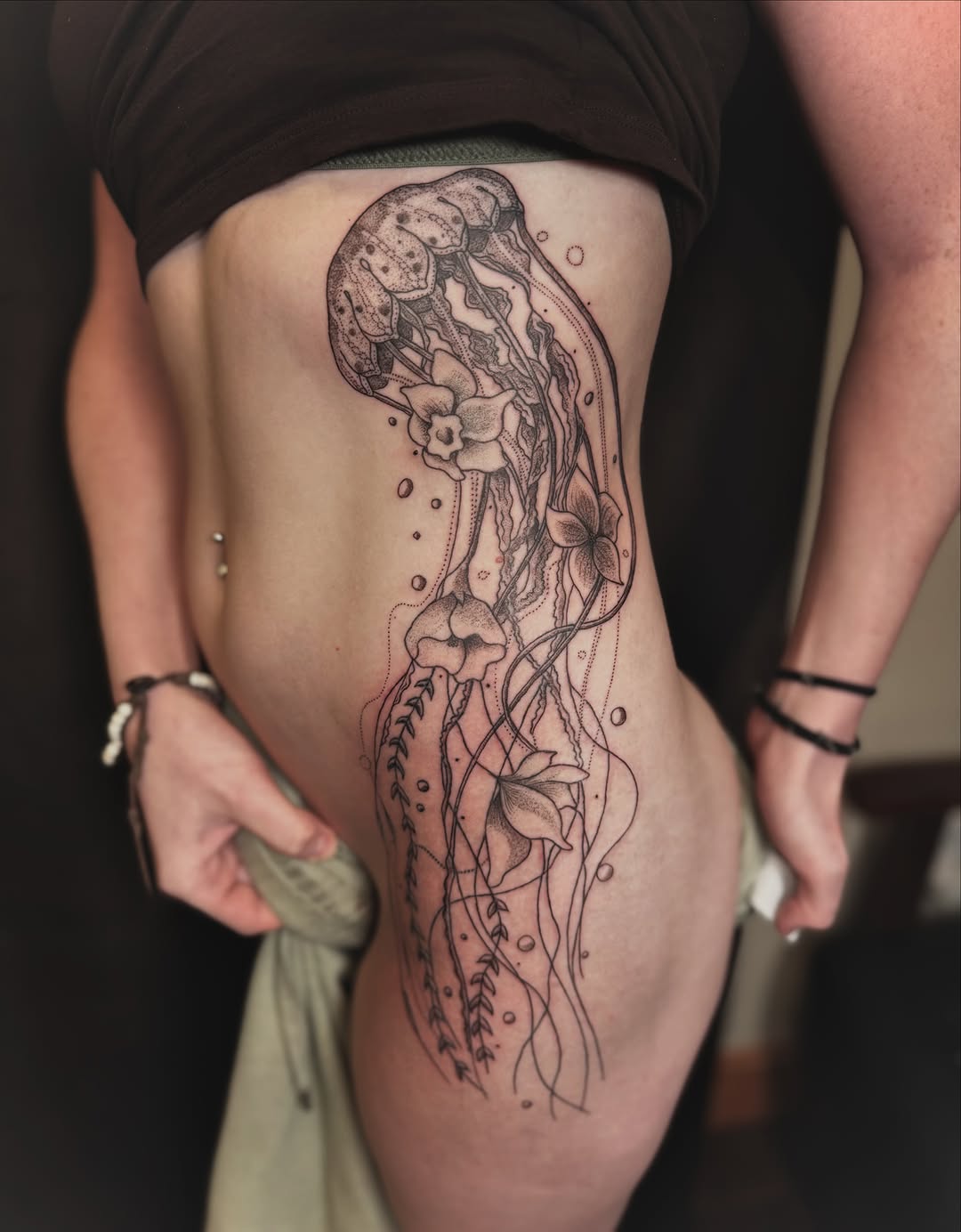 Tattoo by @katelumos — fine_line, dotwork