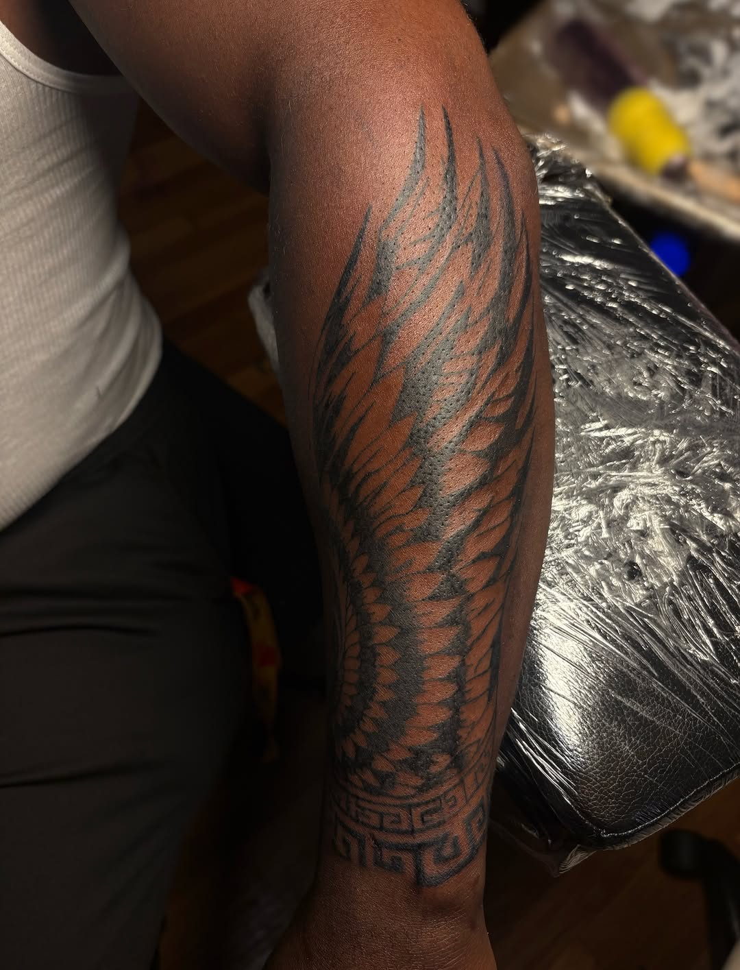 Tattoo by @lyla.just.inked — blackwork, ornamental