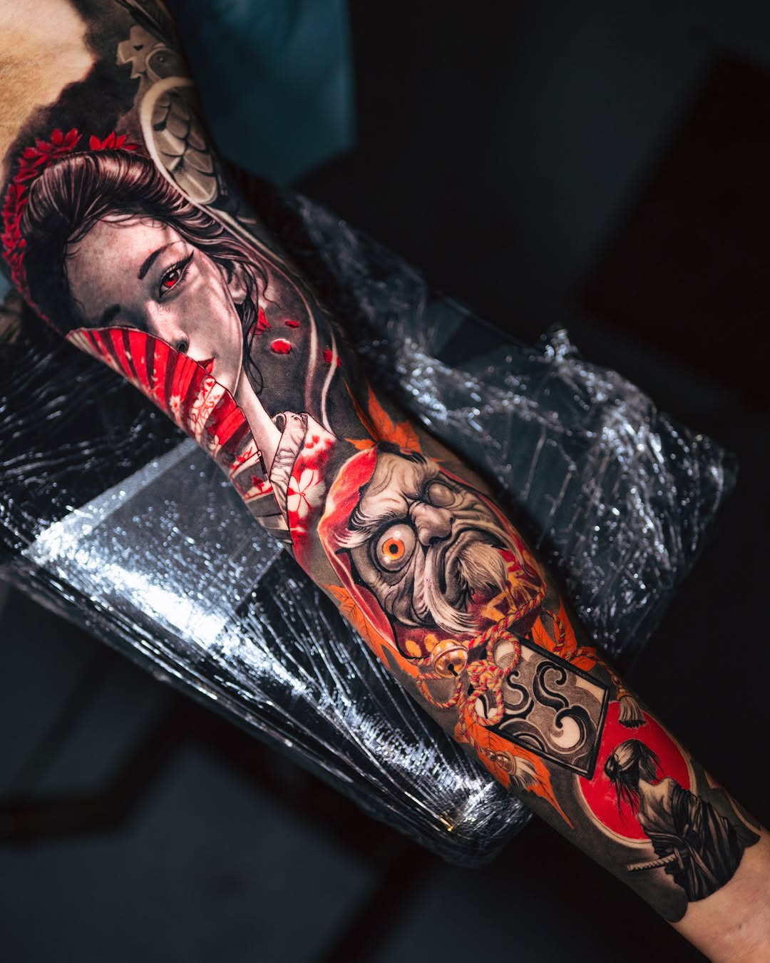 Tattoo by @the_marcs — realism, japanese_irezumi