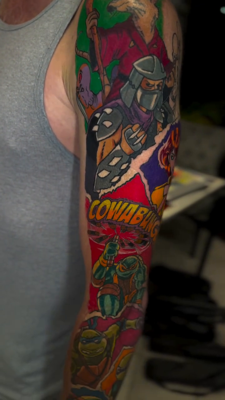 Tattoo by @varotattoos — new_school, anime