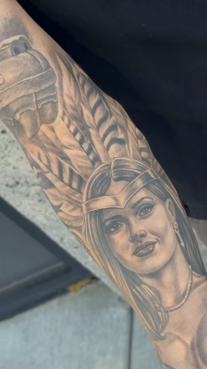 Tattoo by @p_casillasarte โ black_and_grey, realism