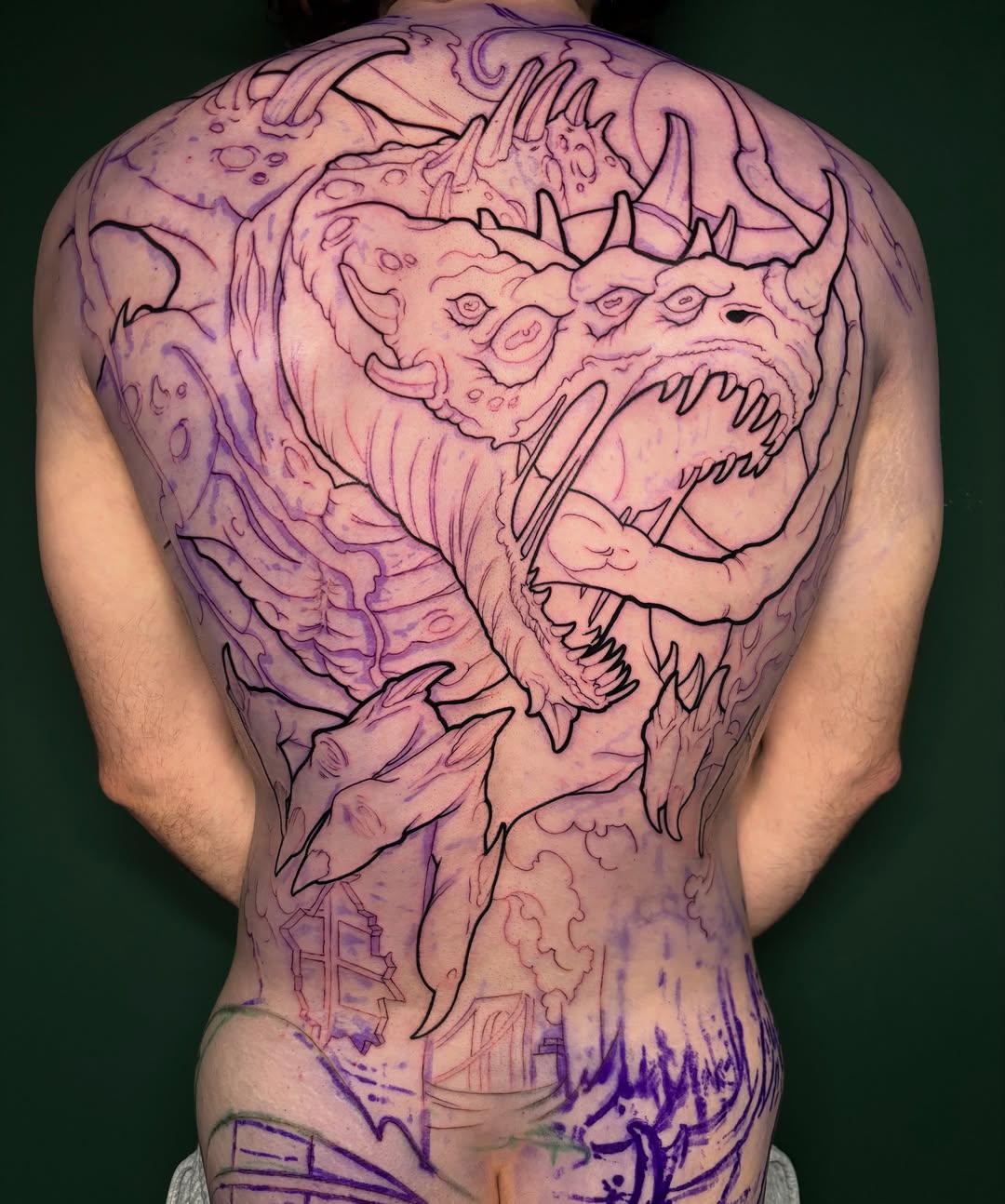 Tattoo by @jonronzka — illustrative, dark_realism