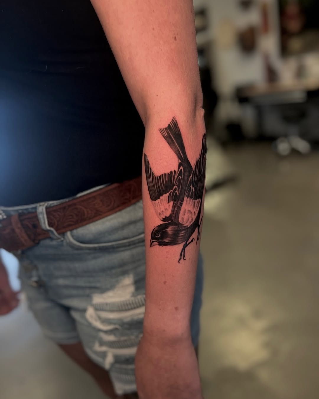 Tattoo by @nefdraws — black_and_grey, realism