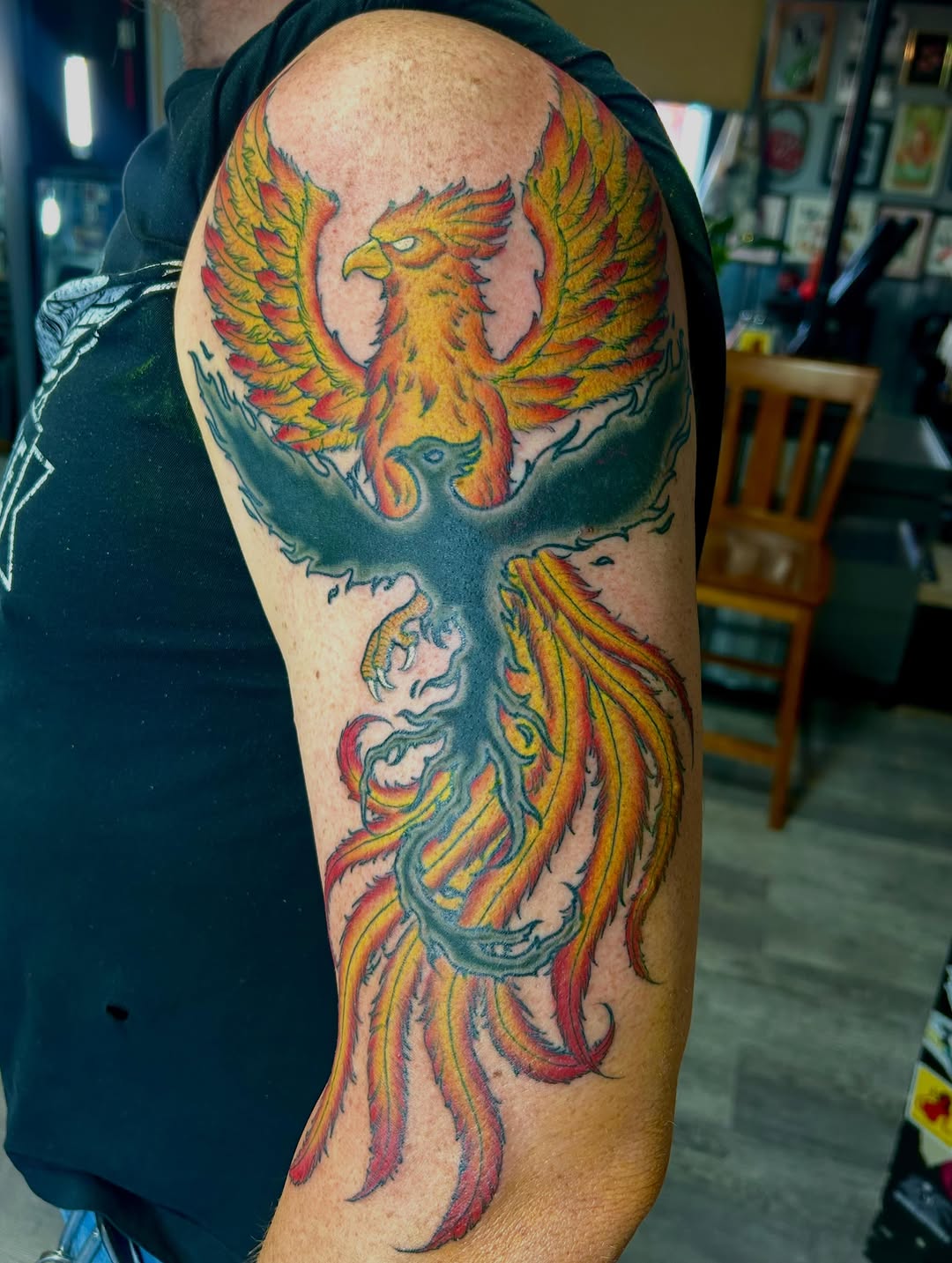 Tattoo by @darklord_665 — new_school