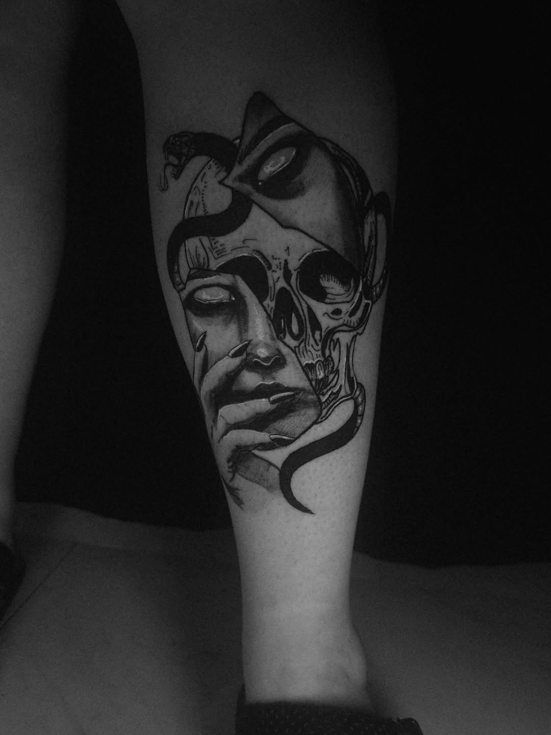 Tattoo by @lmwtattoos โ black_and_grey, realism
