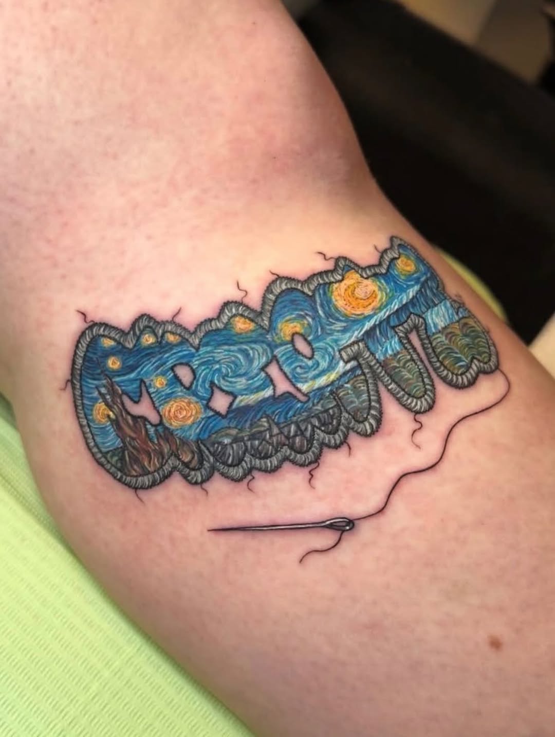 Tattoo by @maxwell.tattoos — realism, illustrative