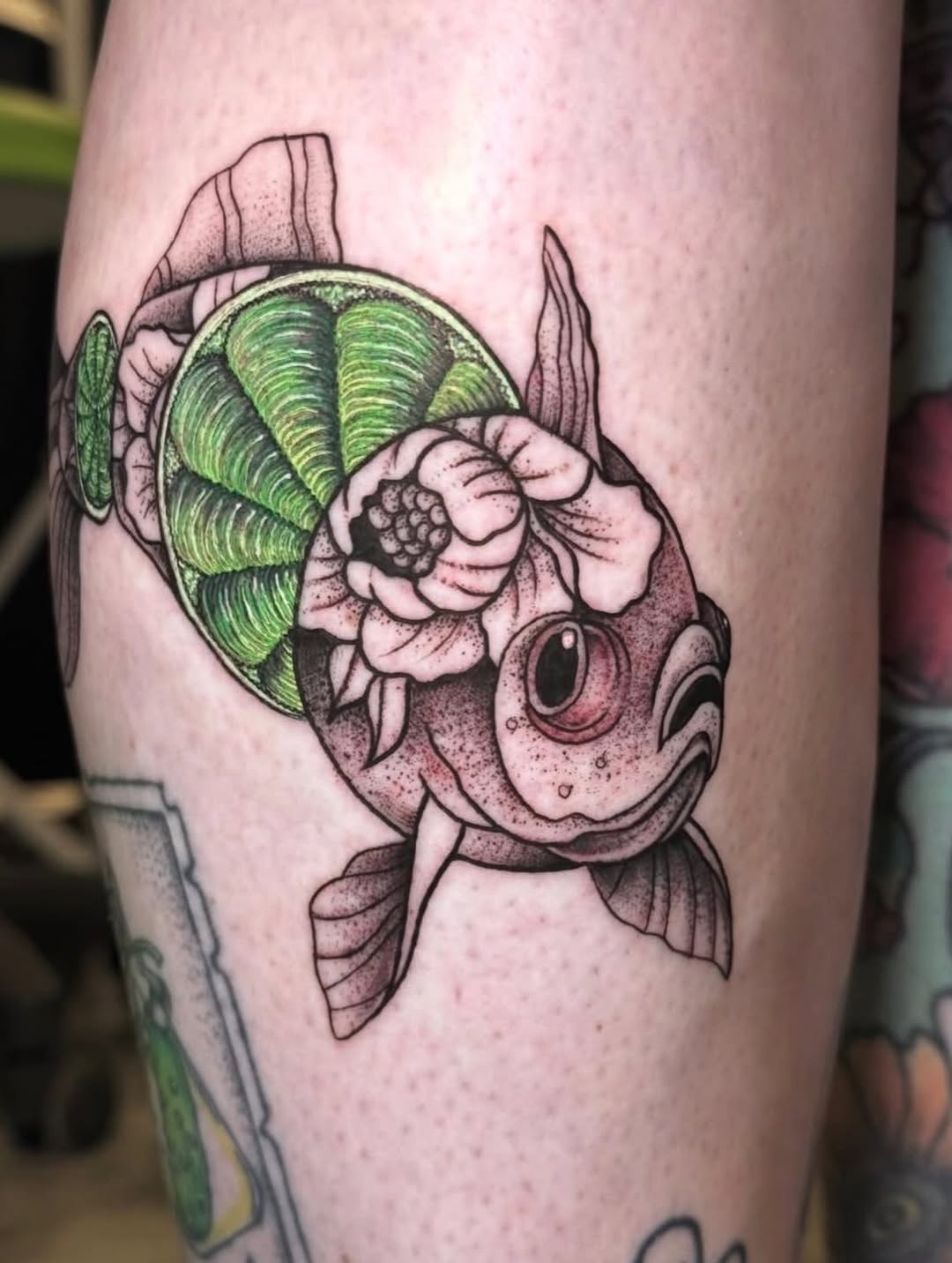 Tattoo by @maxwell.tattoos — illustrative, black_and_grey