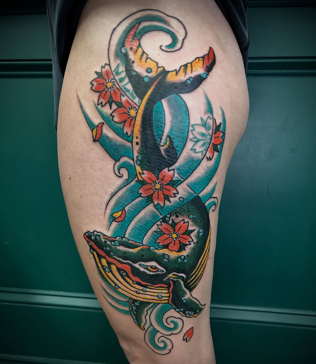 Tattoo by @erineinhorn — japanese_irezumi, neo_traditional