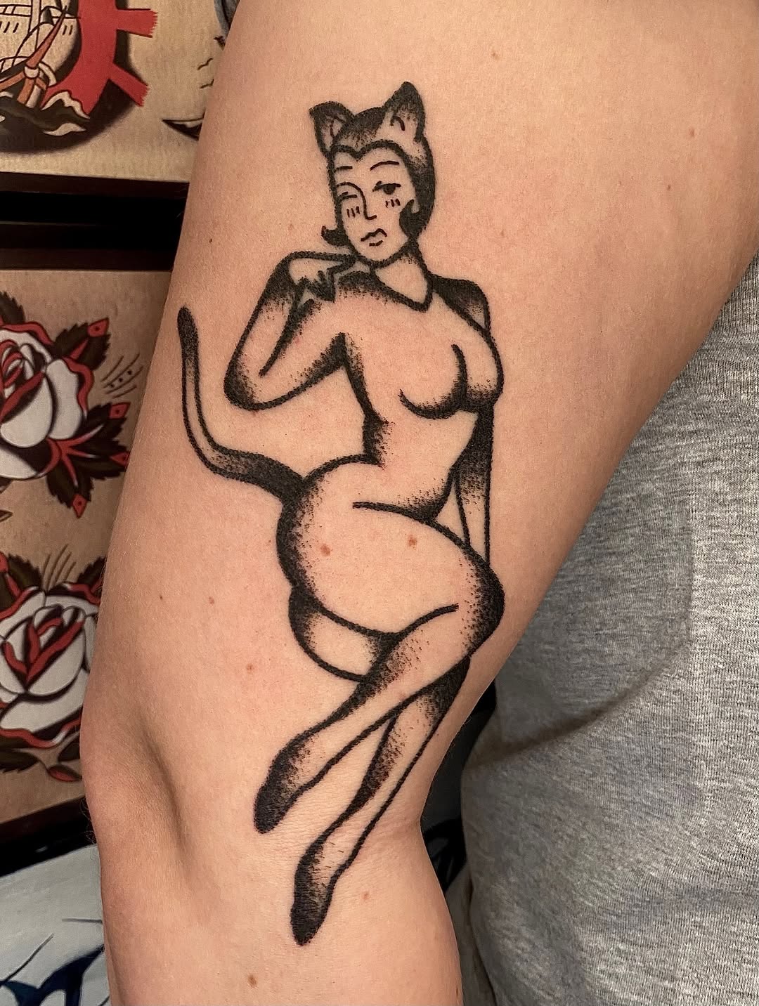 Tattoo by @cluelesstattoos — american_traditional, illustrative