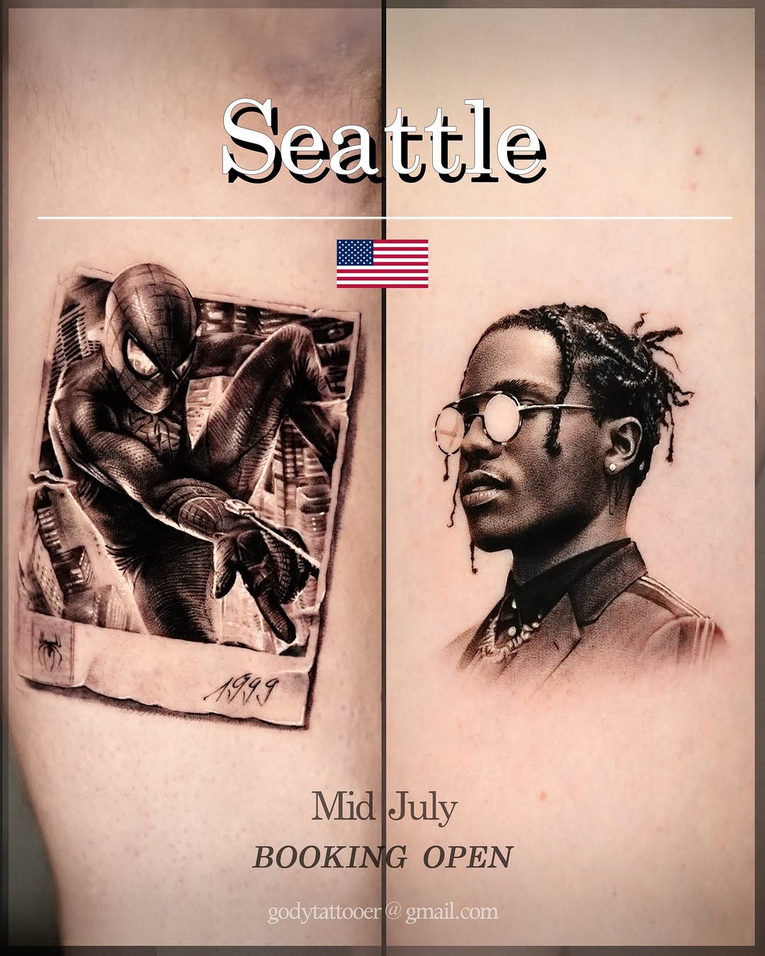 Tattoo by @gody_tattoo — realism, black_and_grey
