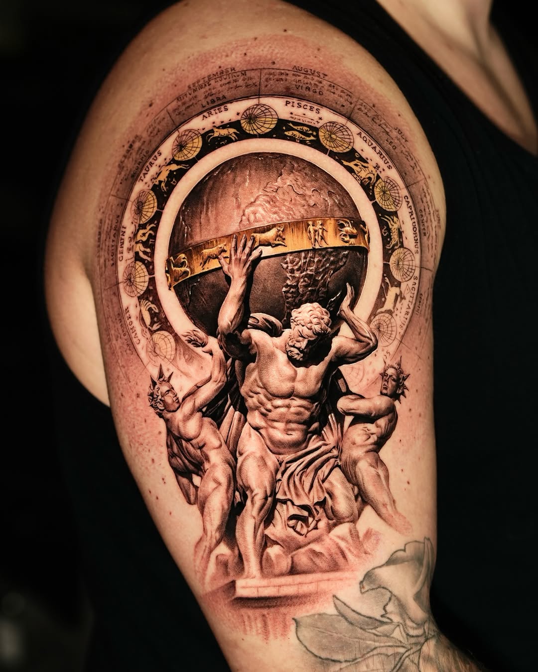 Tattoo by @gody_tattoo — realism, black_and_grey