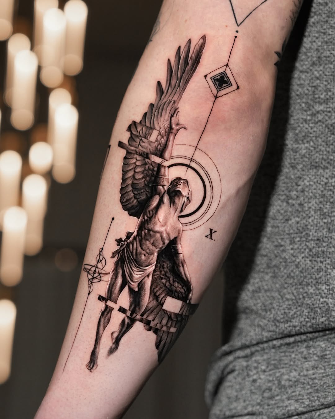Tattoo by @gody_tattoo — realism, blackwork