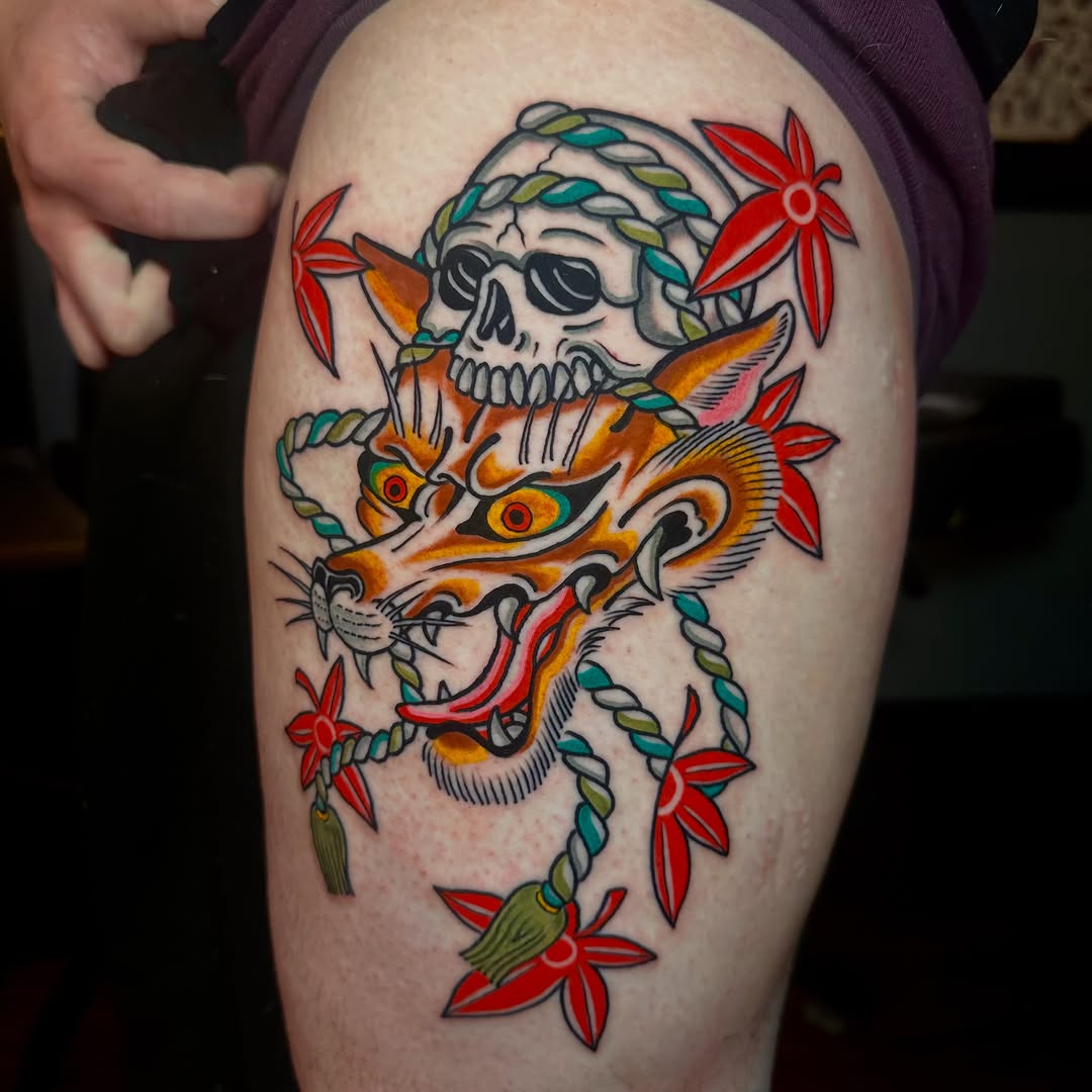 Tattoo by @chrisirvintattoos β american_traditional, neo_traditional