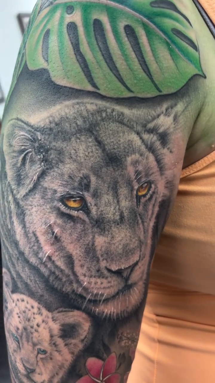 Tattoo by @tattoosbykimo โ realism, black_and_grey