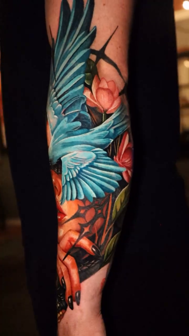 Tattoo by @palacios_ink โ realism, neo_traditional