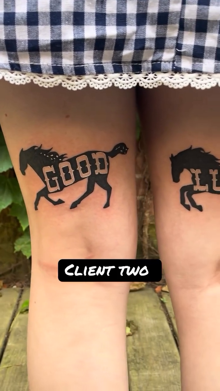Tattoo by @goodheavenstattoos — lettering_script