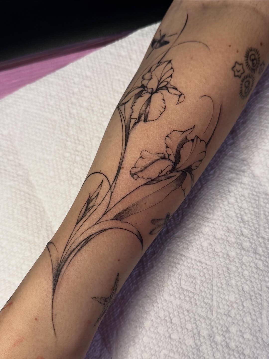 Tattoo by @nattheartist_ — fine_line, illustrative