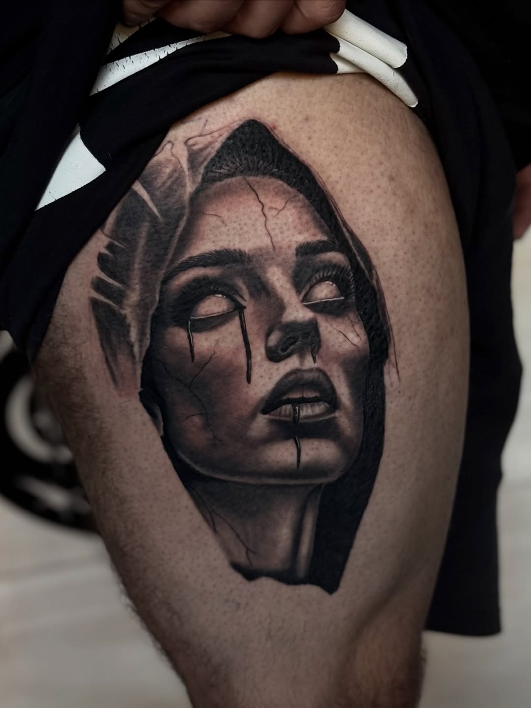 Tattoo by @brjtattoos — realism, dark_realism