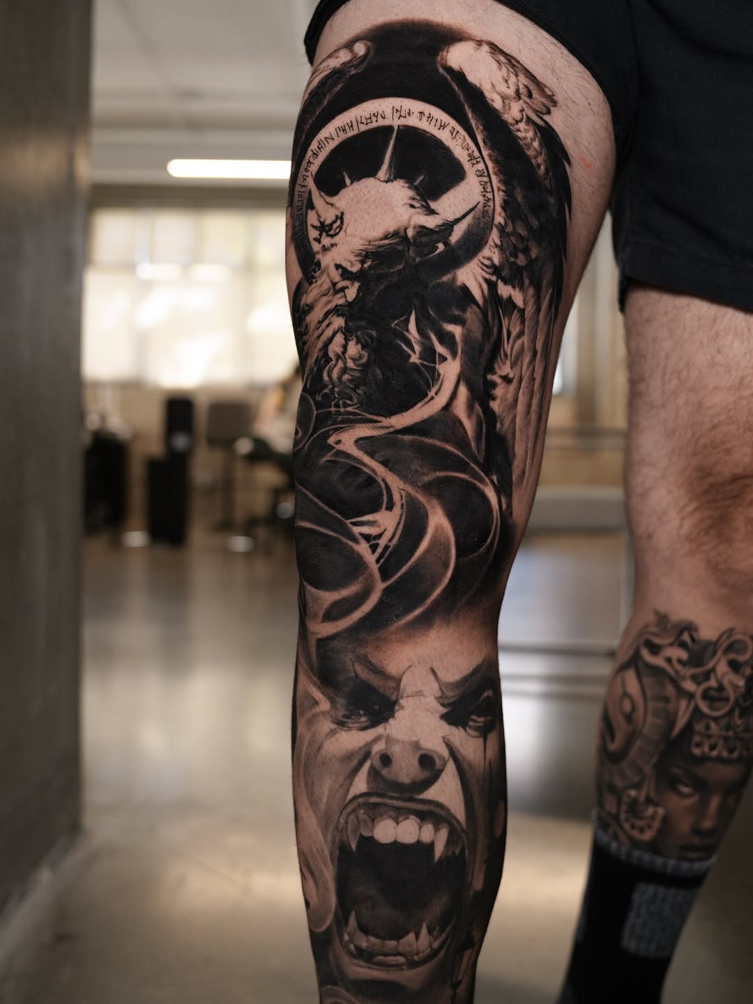 Tattoo by @butrin.tattoo — realism, black_and_grey