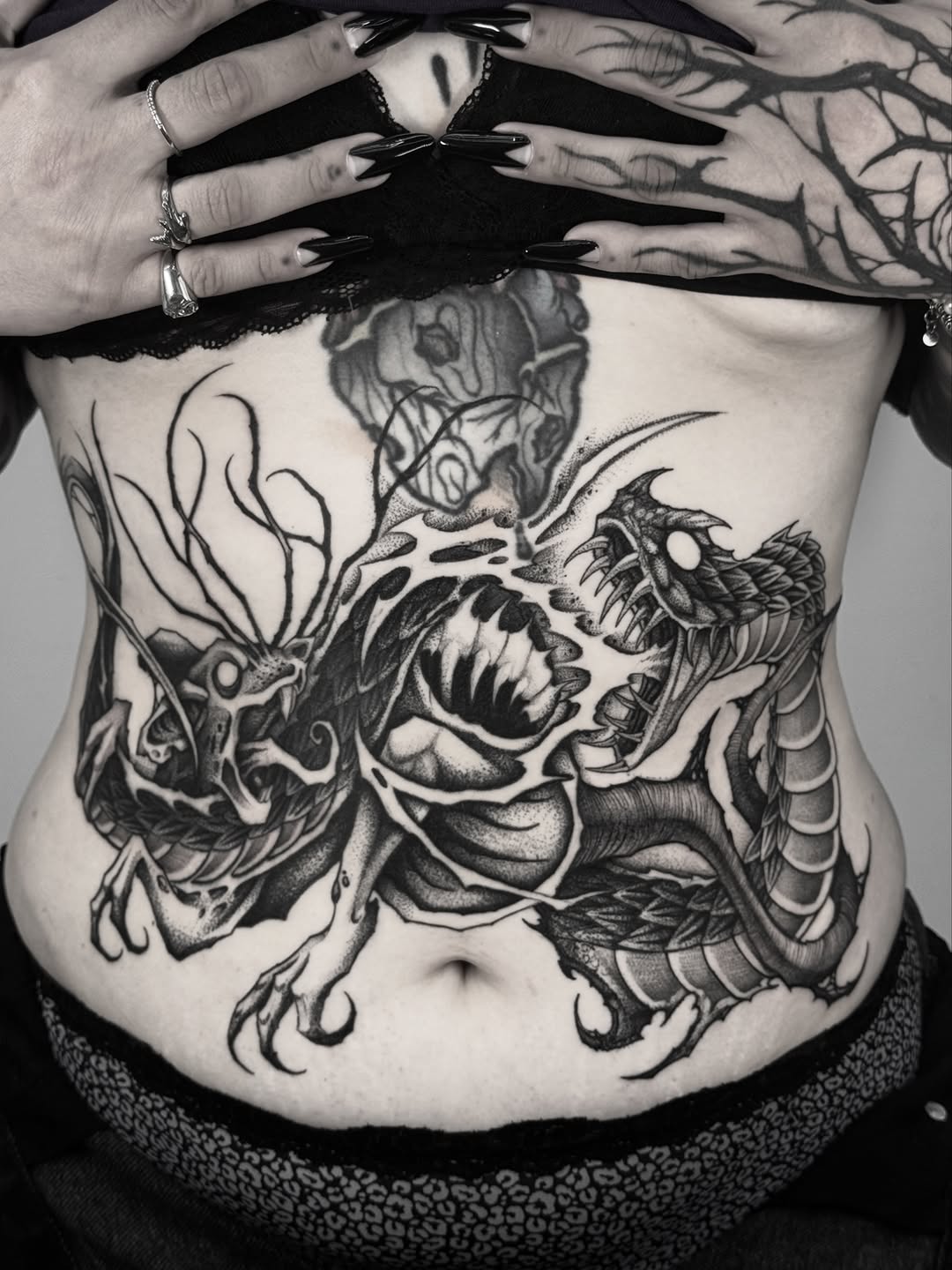 Tattoo by @bryanblack.ttt — black_and_grey, dark_realism