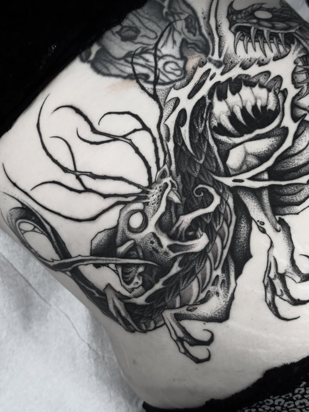 Tattoo by @bryanblack.ttt — dark_realism, blackwork
