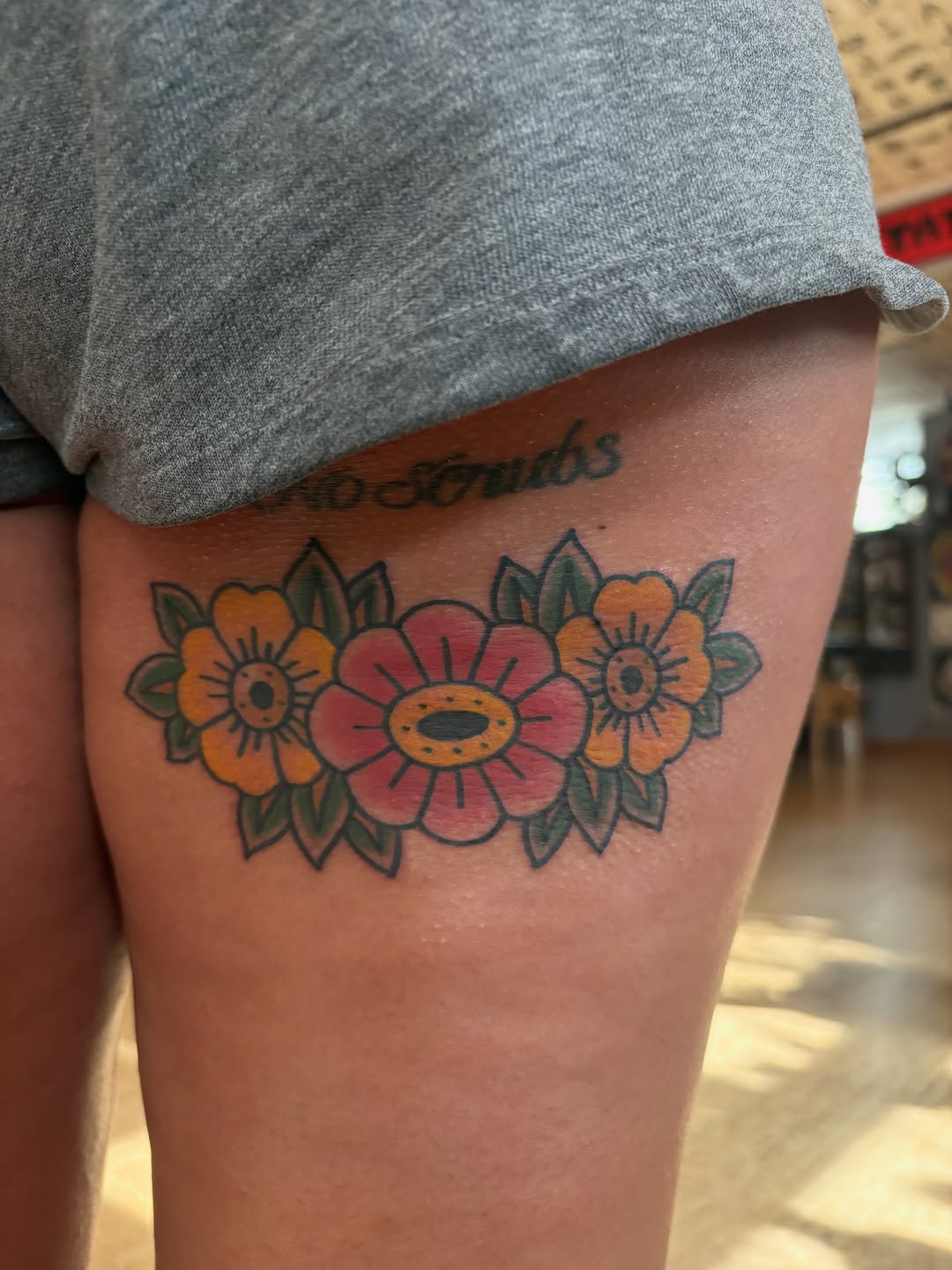 Tattoo by @kimberteatro — american_traditional, illustrative