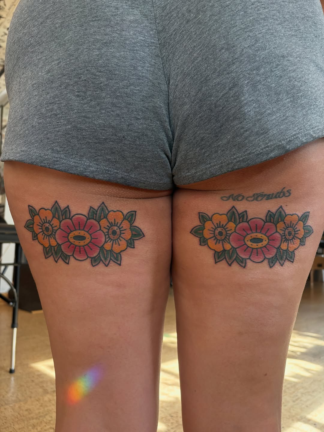Tattoo by @kimberteatro — american_traditional, illustrative
