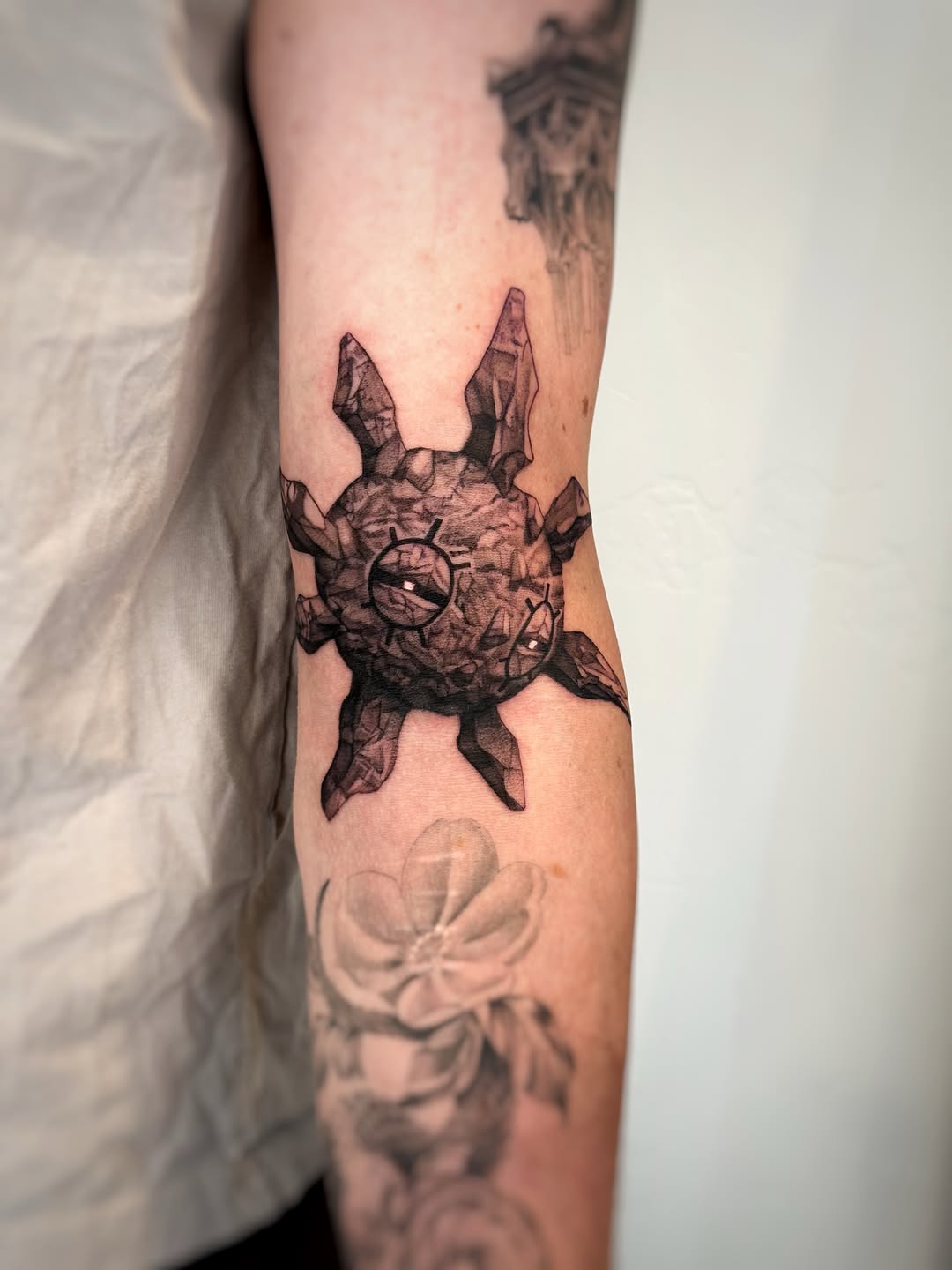 Tattoo by @paigejeantattoos — black_and_grey, realism