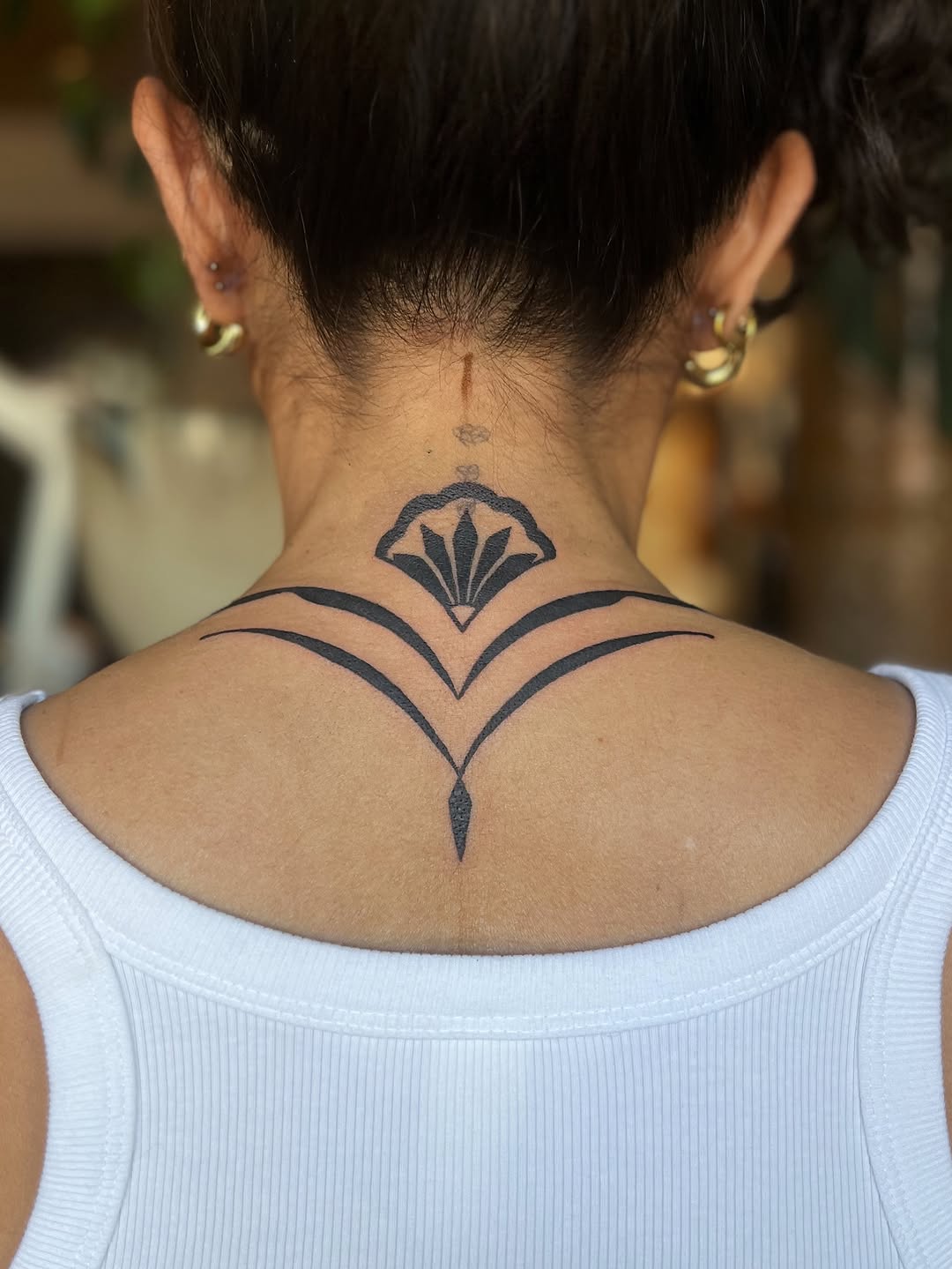 Tattoo by @abigailtattoos — geometric, illustrative