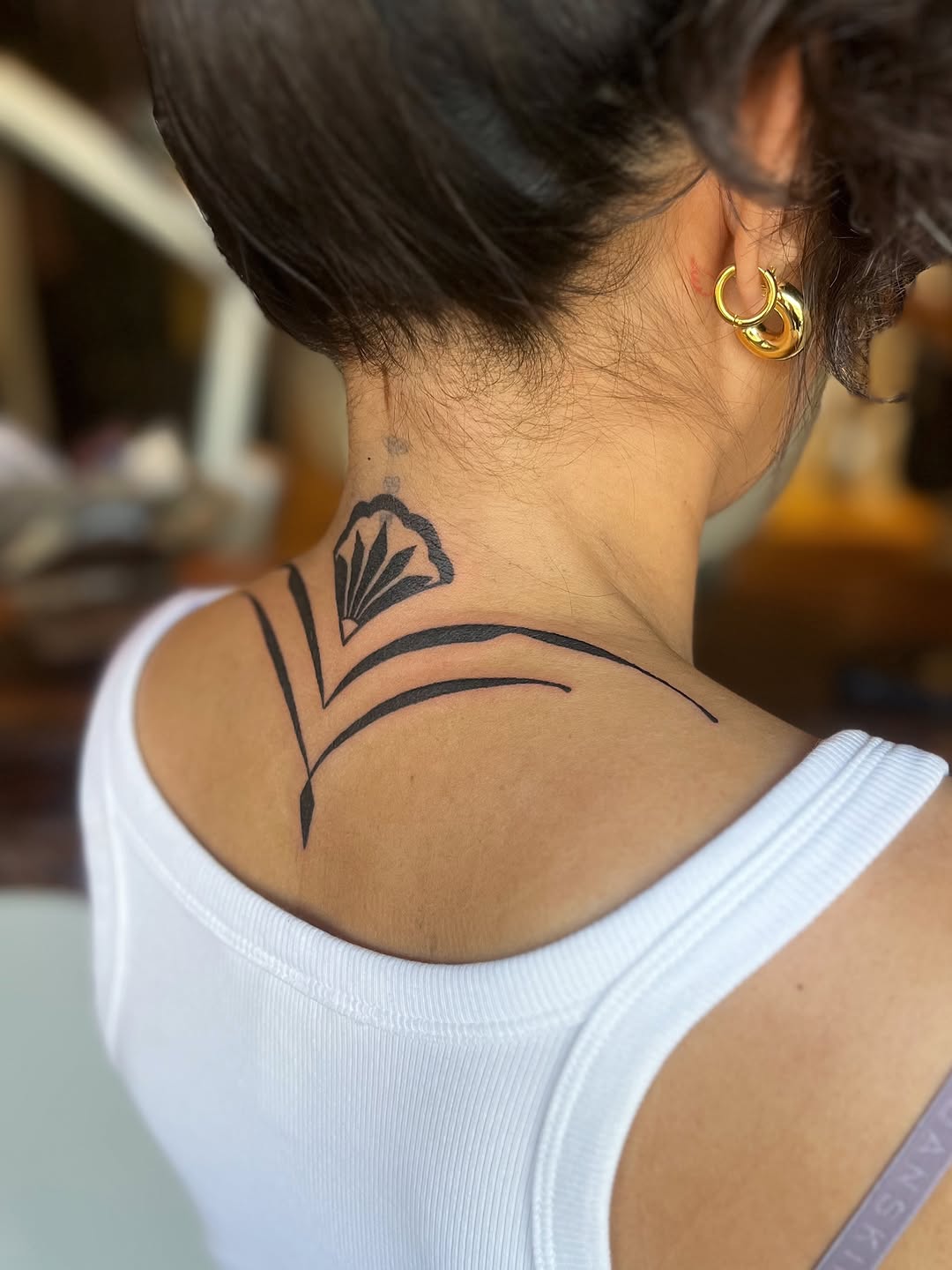Tattoo by @abigailtattoos — geometric, illustrative