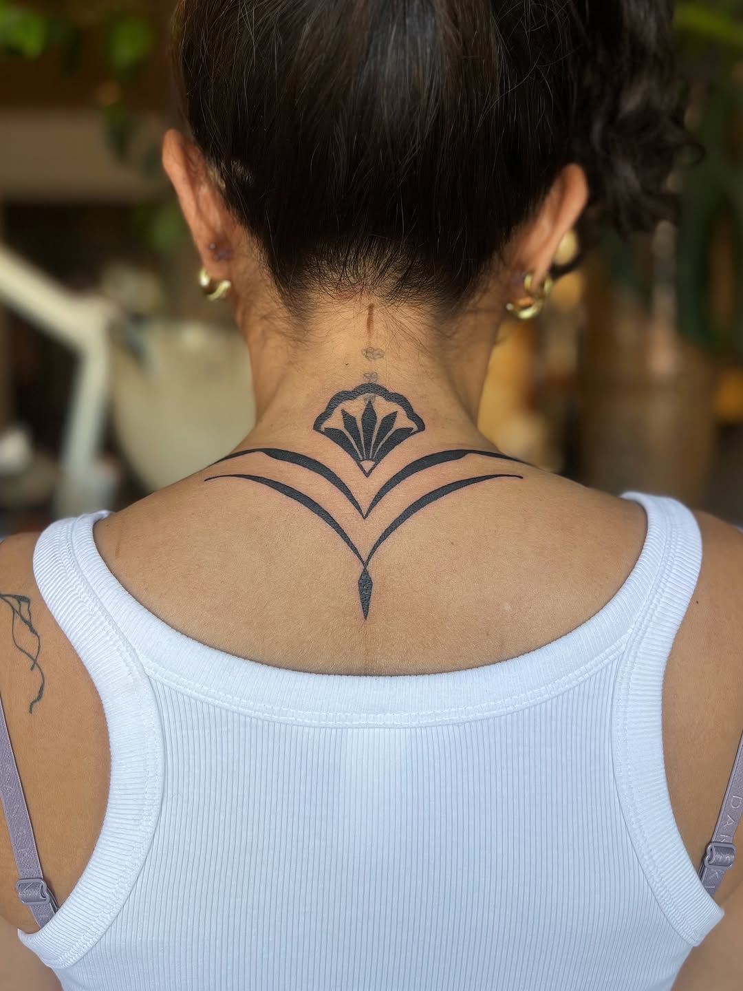 Tattoo by @abigailtattoos — illustrative, geometric