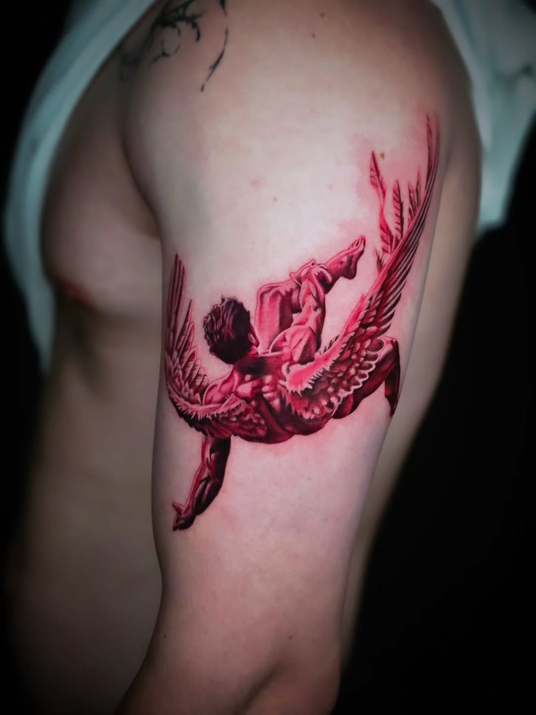 Tattoo by @jakebarneyfromstatefarm — realism, dark_realism