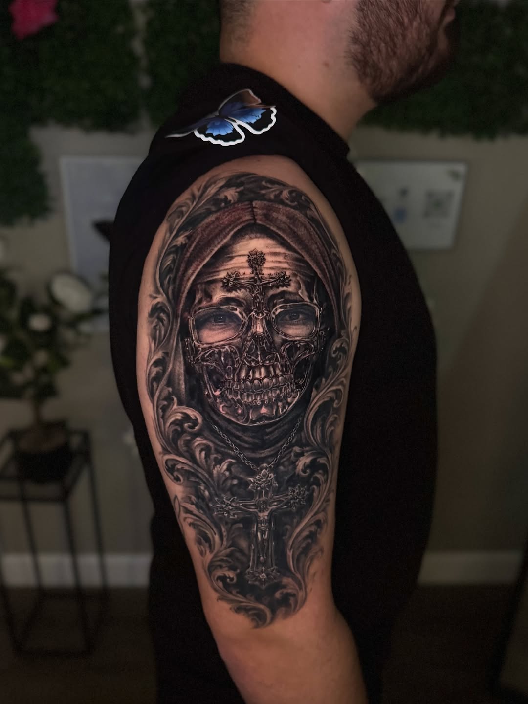 Tattoo by @inkbyhann β realism, black_and_grey