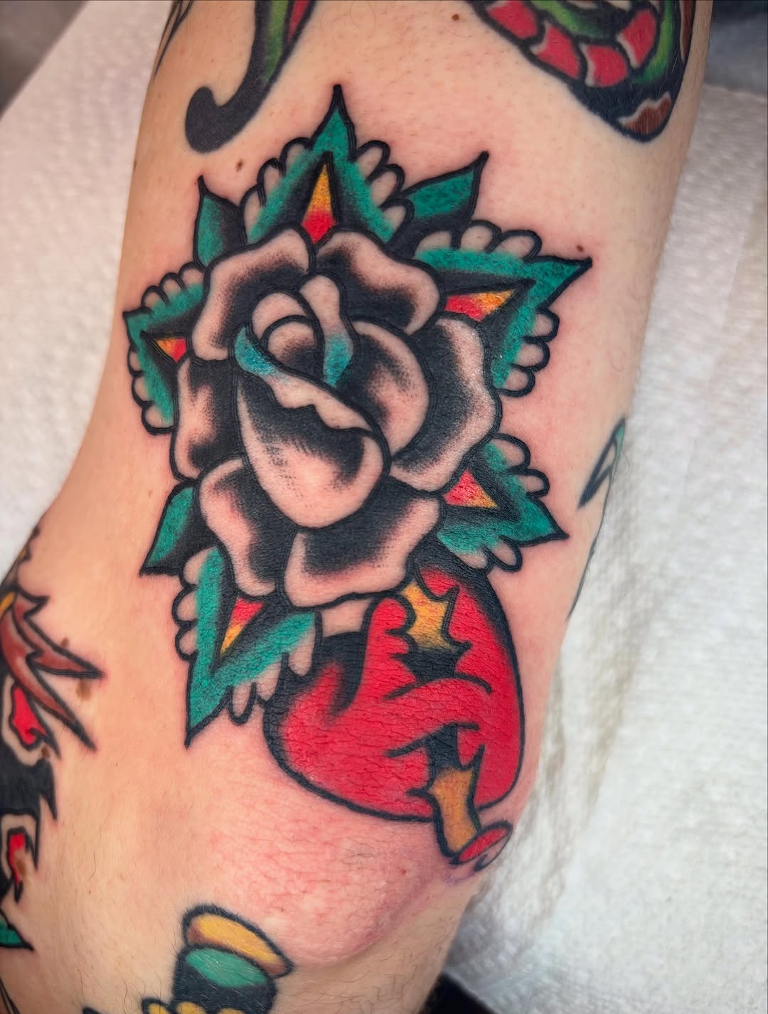 Tattoo by @alexsublett_tattoo โ american_traditional, illustrative