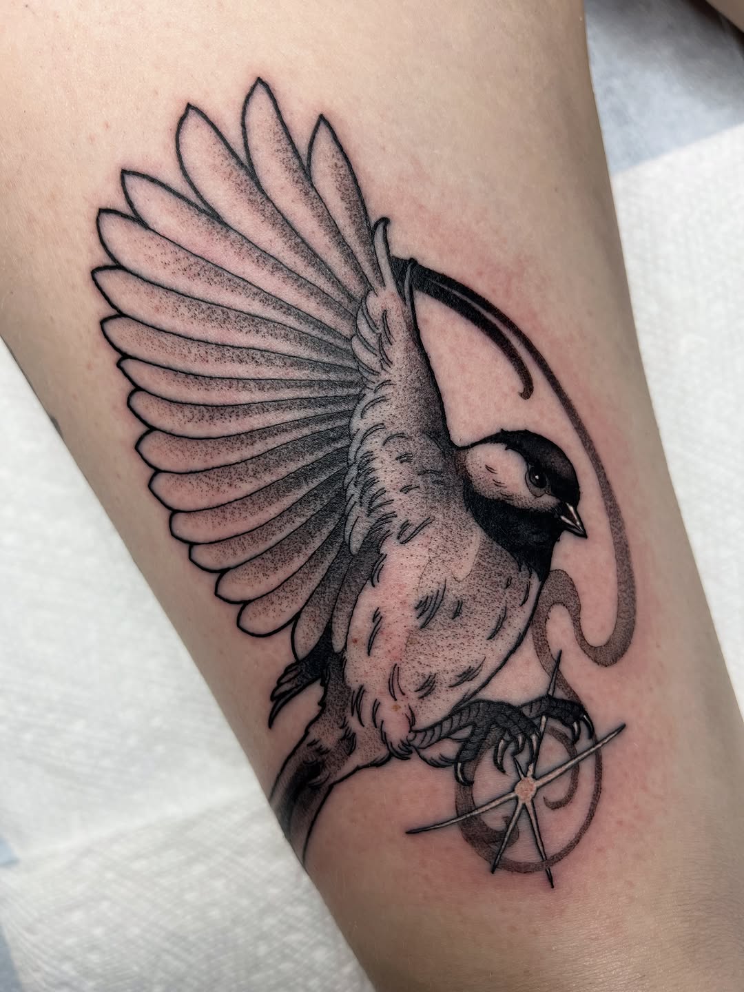 Tattoo by @moresoultattoo — illustrative, black_and_grey