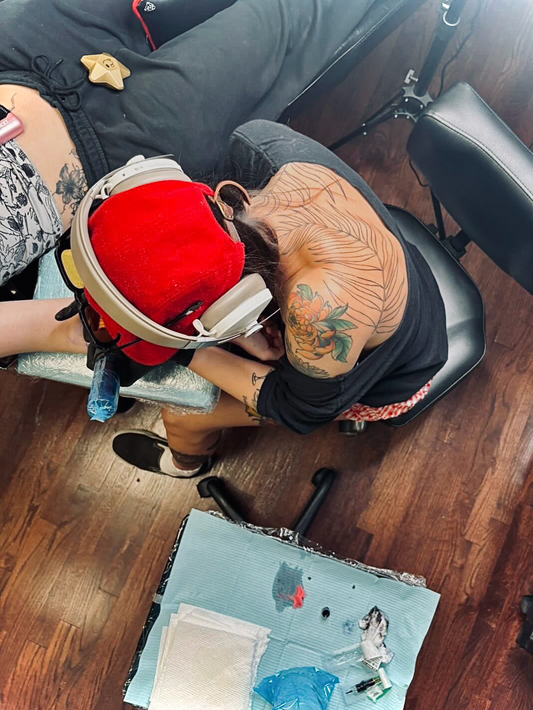 Tattoo by @saintsicaria — fine_line