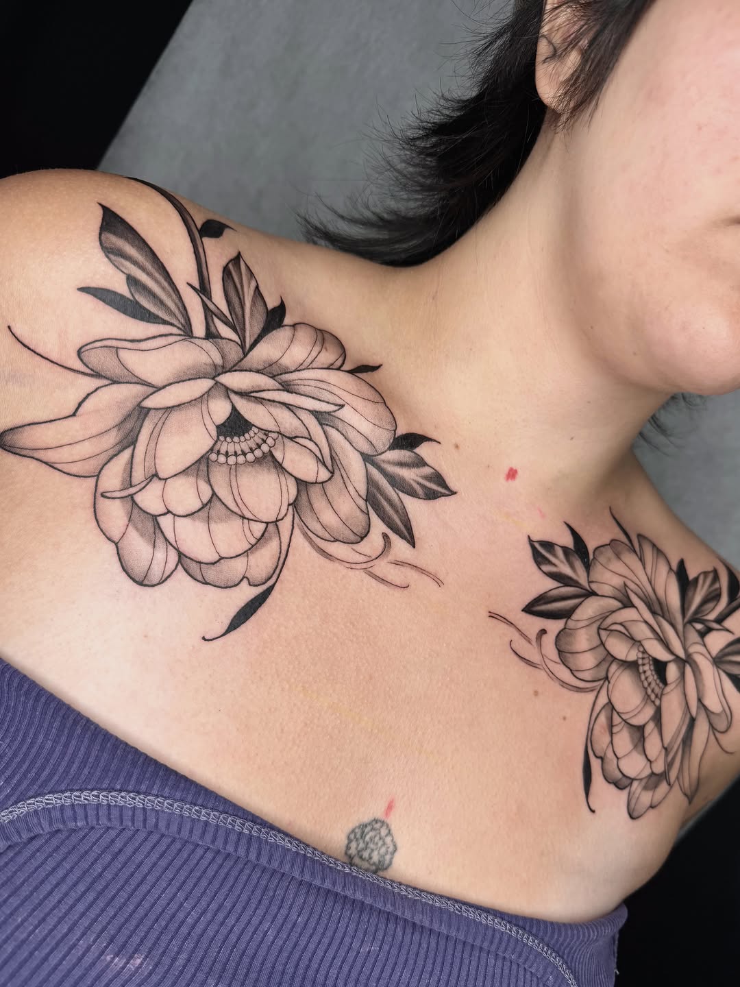 Tattoo by @code_red_ink — black_and_grey