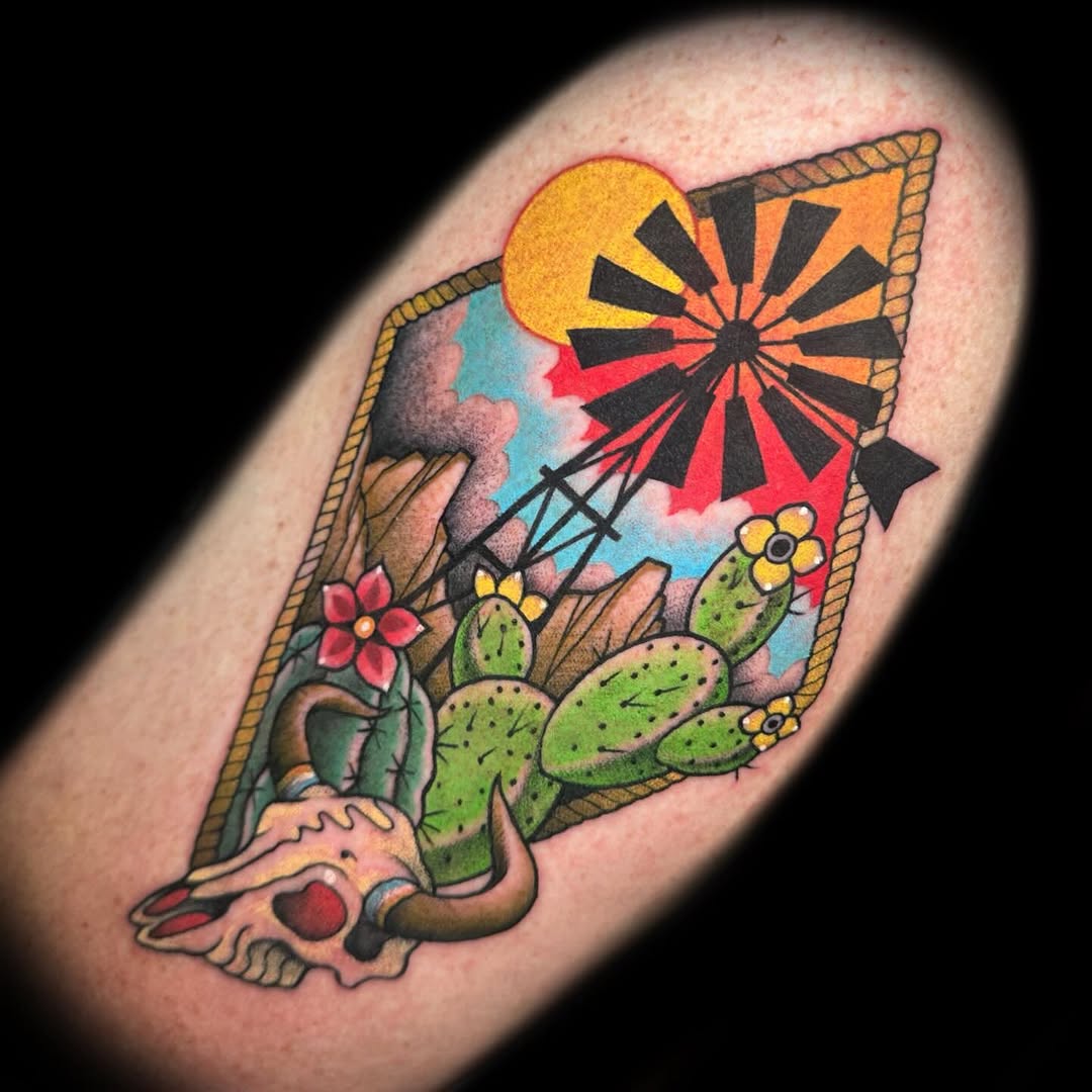 Tattoo by @kelseamccree — american_traditional, illustrative